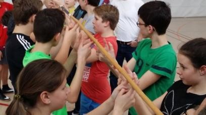 Jugendliche bei der Schulsozialarbeit