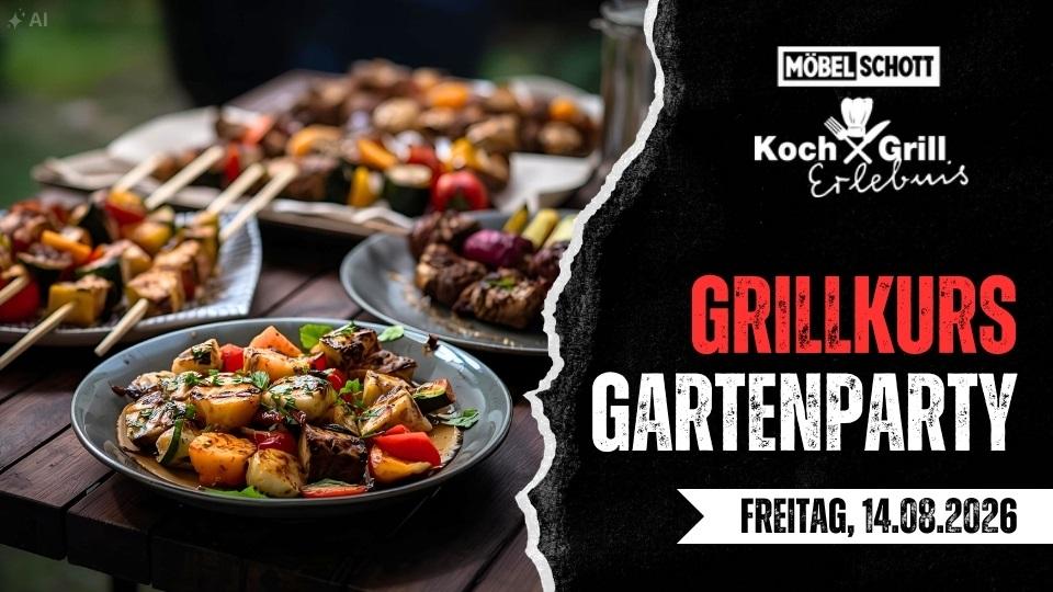 Grillkurs Gartenparty Möbel Schott