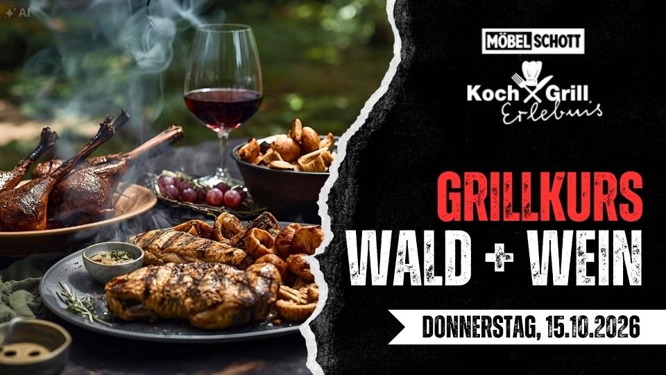 Grillkurs Wald & Wein Möbel Schott