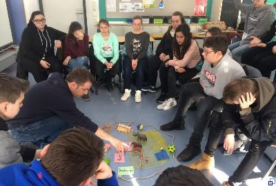 Stuhlkreis bei der Schulsozialarbeit