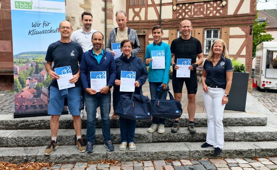 Gruppenbild Preisverleihung Stadtradeln 2025