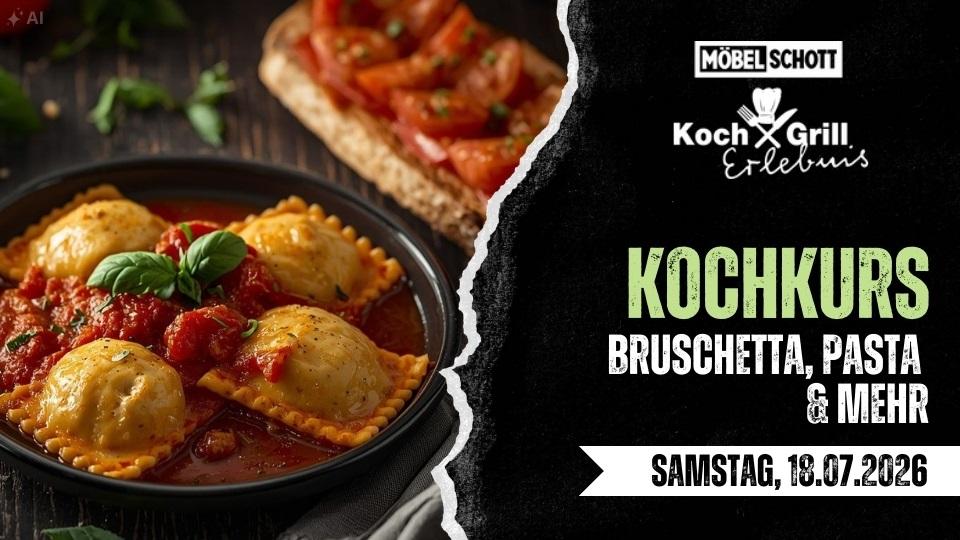 Kochkurs Bruschetta, Pasta & mehr
