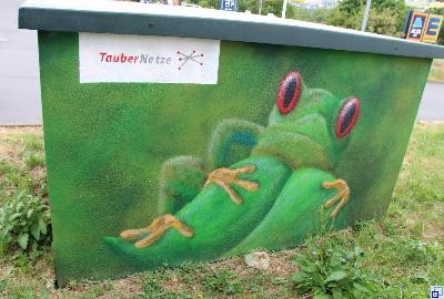 Trafowand Motiv Kröte