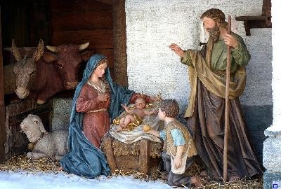 Krippe von 1920 Krippenszene