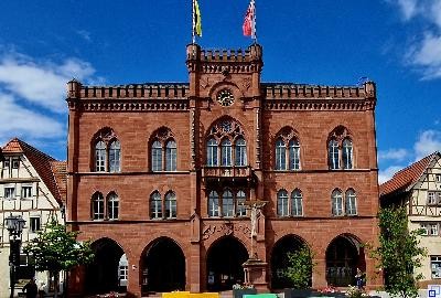 Rathaus am Marktplatz.