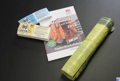 Müllmarken, Gelber Sack, Abfallkalender