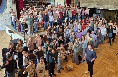 Chor "Carmina Burana" bei Probe©Felix Krüger Chor "Carmina Burana" bei Probe©Felix Krüger