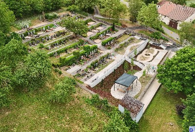 Luftaufnahme Friedhof Dittwar