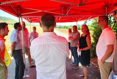 Offizielle Übergabe Baugebiet Kiesling