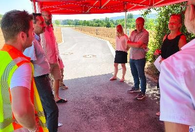 Übergabe Baugebiet in Distelhausen