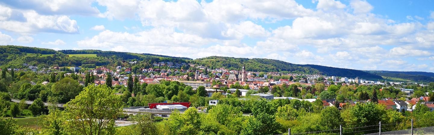 Frühsommer in Tauberbischofsheim frühsommerliche Panoramaansicht von Tauberbischofsheim
