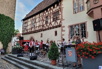 Musikanten auf dem Schlossplatz
