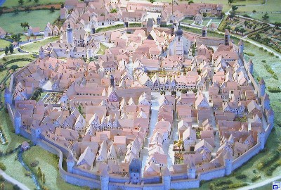 Stadtmodell der Kreisstadt